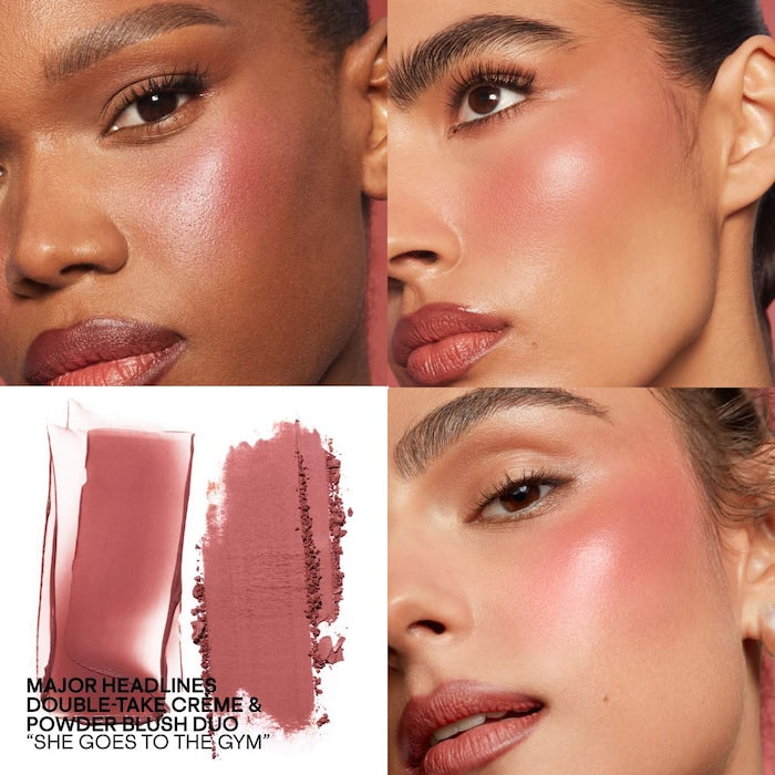 patrick ta Major Headlines Double-  Crème & Powder Blush Duo
